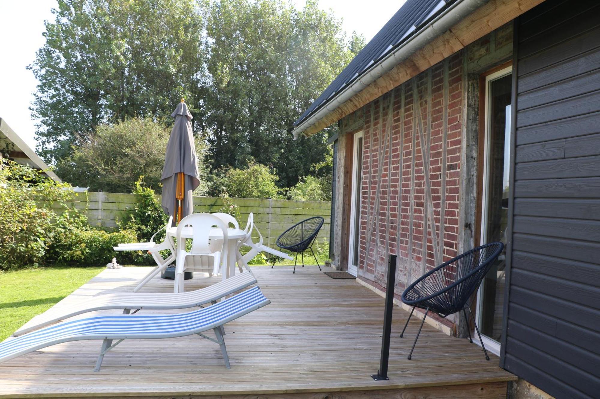 Jolie Maison En Bord De Mer A Pourville Hautot-sur-Mer Esterno foto